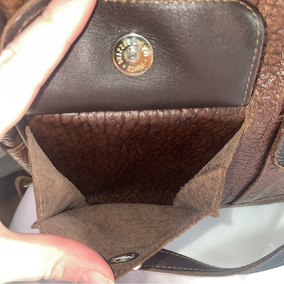 J.W. Hulme Co. Pebbled Leather Excursion Tote Bag Double Pocket Backpack Unisex - Picture 13 of 16